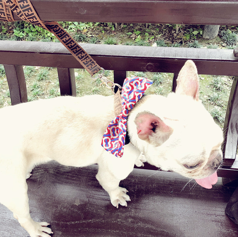 Pet Bow Tie Dog Bow Tie Removable Handsome And Customizable Collar