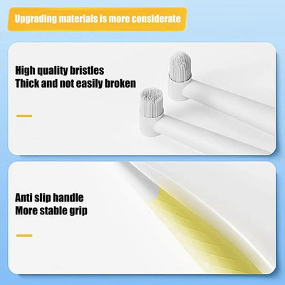 Pet Toothbrush Kitten Tooth Brushes Small Cats Safe Dog Oral Care Odorless Cat Tooth Care Brush With Anti-Slip Handle Pet Teeth