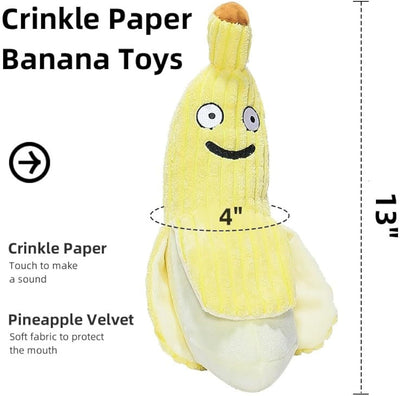 Banana Cat Crinkle Toy Catnip Crinkle Sound Toys Fruit Cat Chew Toy Corn Cat Toy For Indoor Kitten Exercise Soft And Durable