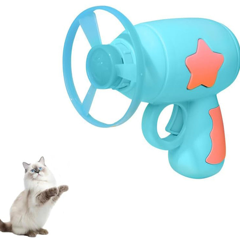 Interactive Cat Toy For Indoor Cats Cat Toy Gun Spinning Funny Cat Toys