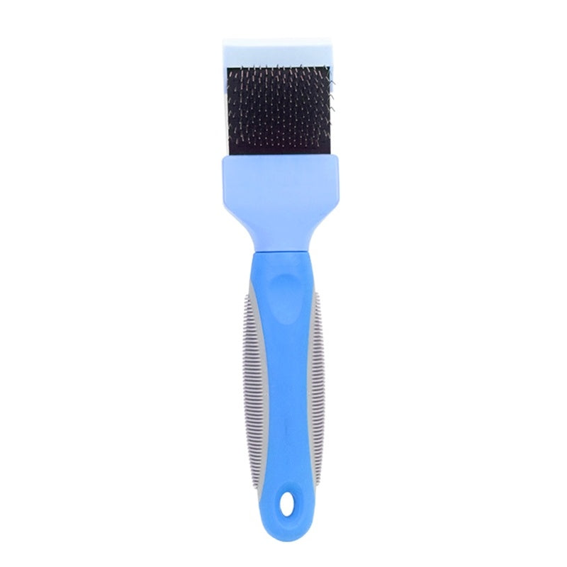 Double Sided Pet Brush Dog Hair Fur Bristle Grooming Shedding Cleaning Massage Comb Styling Tool